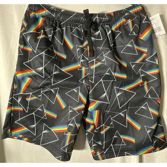 New Men's Pink Floyd Sleep Shorts-size Large - Picture 1 of 5